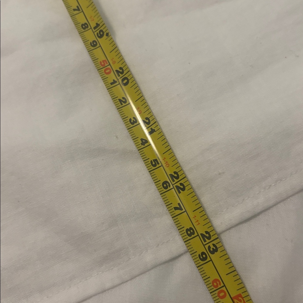 J. Crew White Sleeveless Linen-blend button-front shell SZ XL casual preppy NWT - Picture 8 of 12